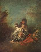 Le Faux Pas(The Mistaken Advance) (mk05) Jean-Antoine Watteau
